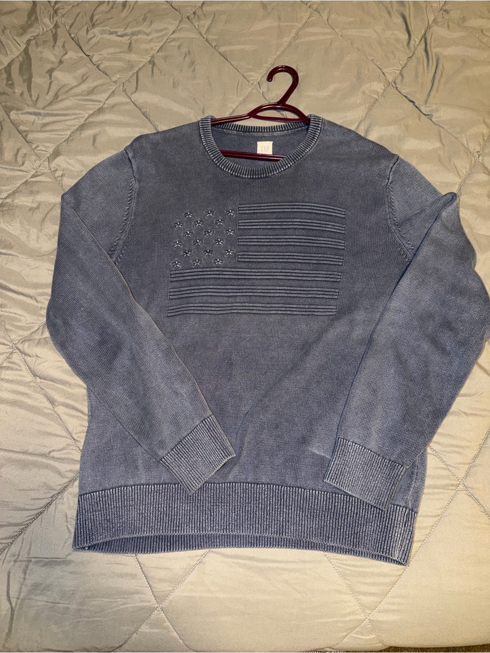 Gap Men's Crewneck Sweater Blue Size Large